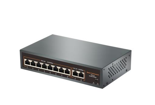 8-Port Unmanaged Gigabit Network L2 PoE Switch 120W Power Over Ethernet Ports