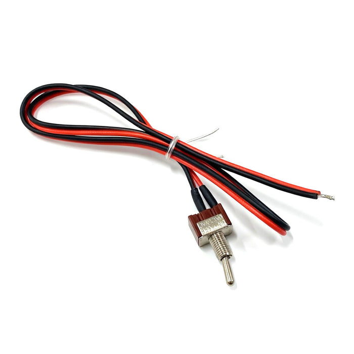 The Wires Zone Heavy Duty Pre Wired 6A 12V DC On/Off Toggle Switch - (10 pack)