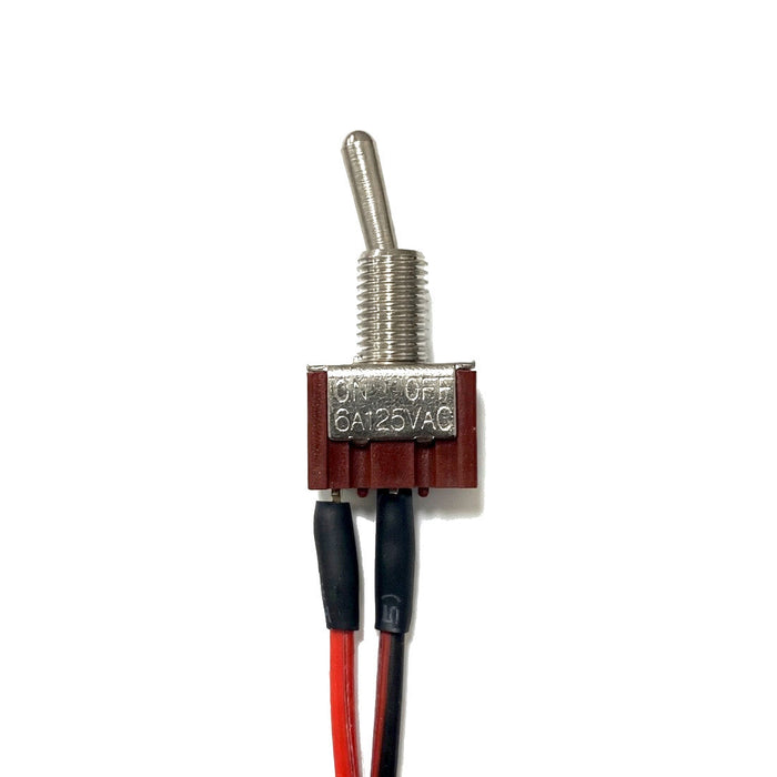 The Wires Zone Heavy Duty Pre Wired 6A 12V DC On/Off Toggle Switch - (10 pack)