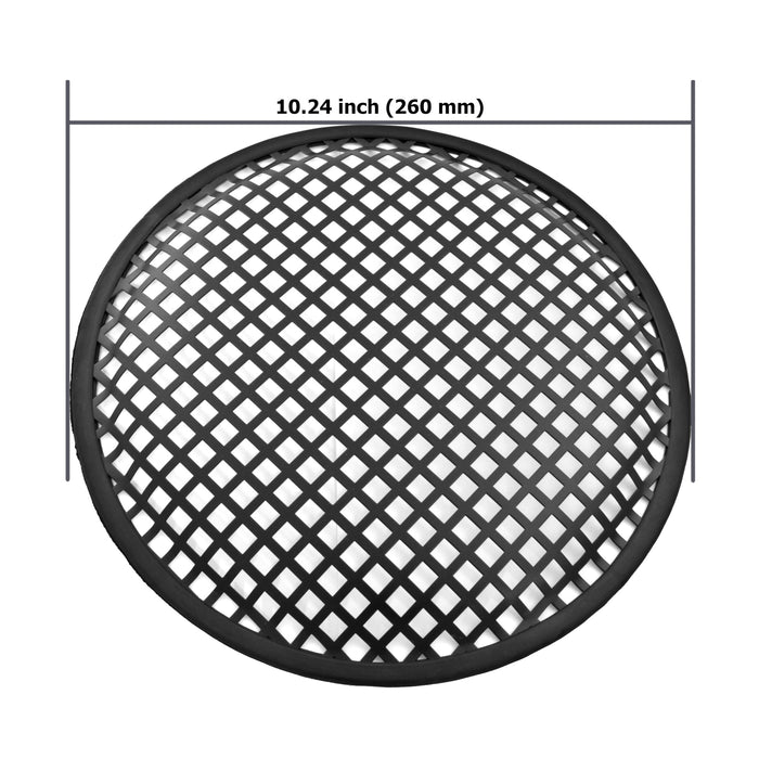 WG10A Universal Steel 10" Waffle Speaker Woofer Grille with Hardware