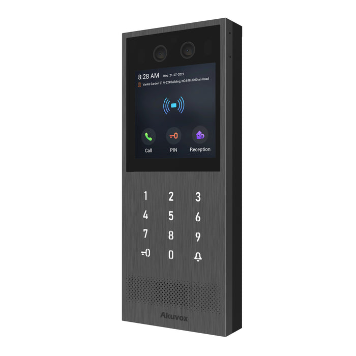 Akuvox X912K Luxury IP Video Door Phone with Touchscreen Keypad Facial Recognition & Bluetooth Access