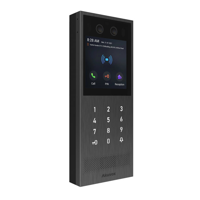 Akuvox X912K Luxury IP Video Door Phone with Touchscreen Keypad Facial Recognition & Bluetooth Access