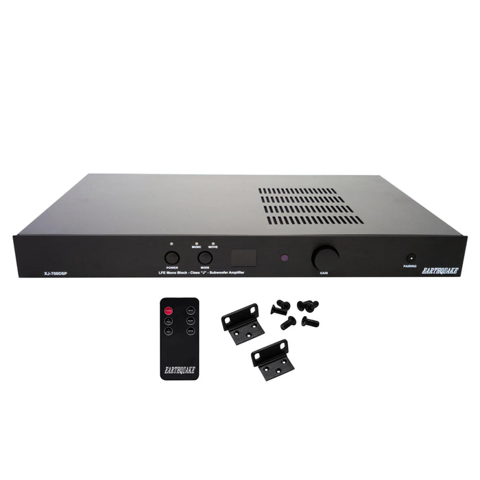 Earthquake Sound XJ-700DSP Class J 700W LFE Mono Subwoofer Amplifier Built-in App Controlled DSP