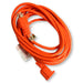 20 Feet Orange 16 Gauge Heavy Duty 3-Prong Plug UL Listed Extension Cord