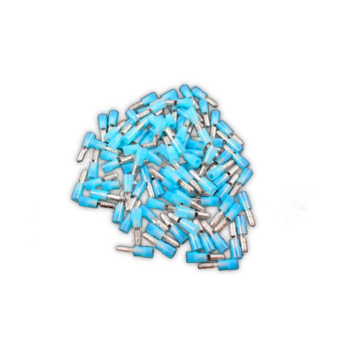Install Bay BNMB 16-14 Gauge Blue Nylon Male Bullet Connector - Pack of 100