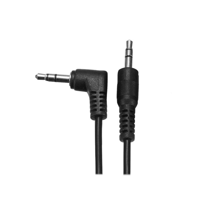Install Bay 3.5mm Male Right Angle To 3.5mm Male Cable 6 Ft /2M - Pack of 10