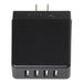 Sabrent AX-U4PB 40W / 8 Amp 4-Port Rapid Smart USB Wall Charger (2.4A/Port)