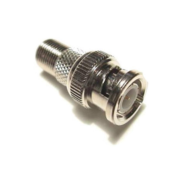 BNC Male Plug to F-Type Female Jack TV Adapter RF Coax Connector