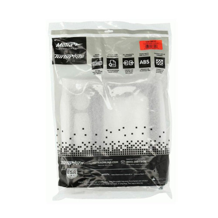 Metra 108-GM1G Double DIN Dash Kit For Chevrolet / GMC Vehicles Matte Black