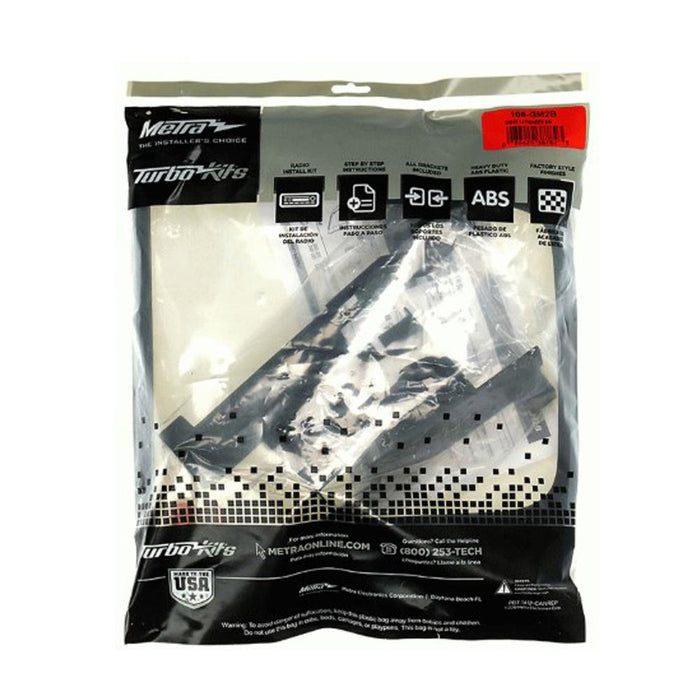 Metra 108-GM2B Double DIN Dash Kit For Chevrolet / GMC Vehicles Matte Black