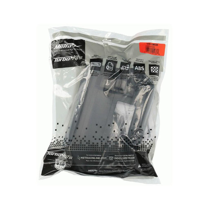 Metra 108-GM3B Double DIN Dash Kit For Chevrolet Camaro 2016 - Up Matte Black