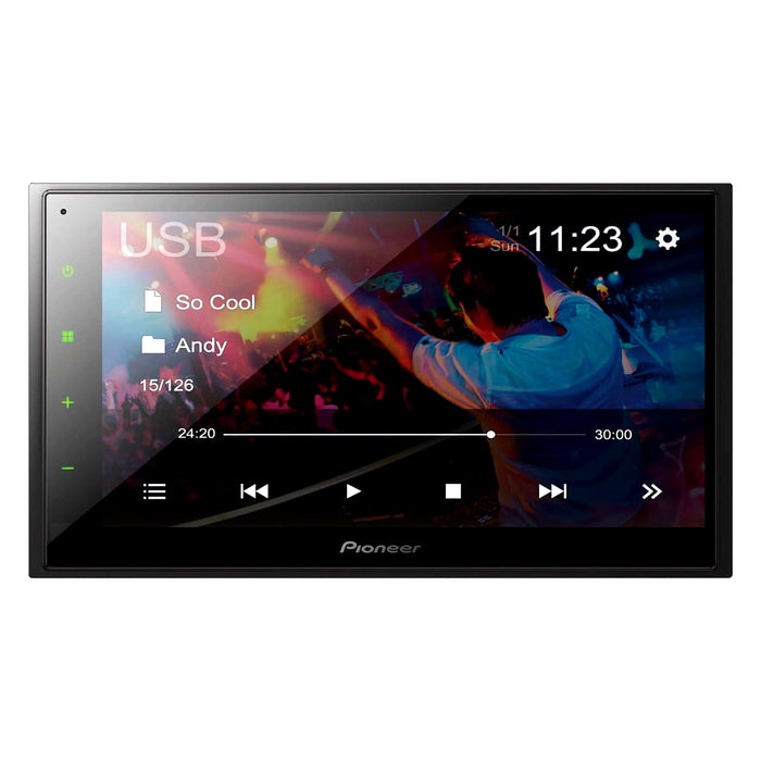 Pioneer DMH-130BT Double Din 6.8" Touchscreen Bluetooth Car Stereo Receiver