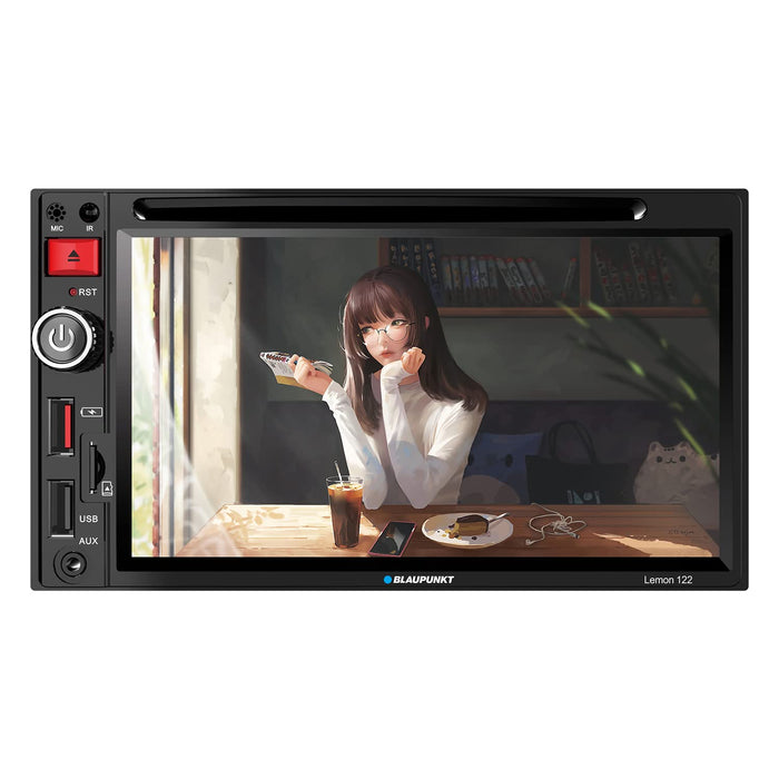 Blaupunkt LEMON 122 6.5" Multimedia Car Stereo Touchscreen DVD/CD AM/FM with Bluetooth