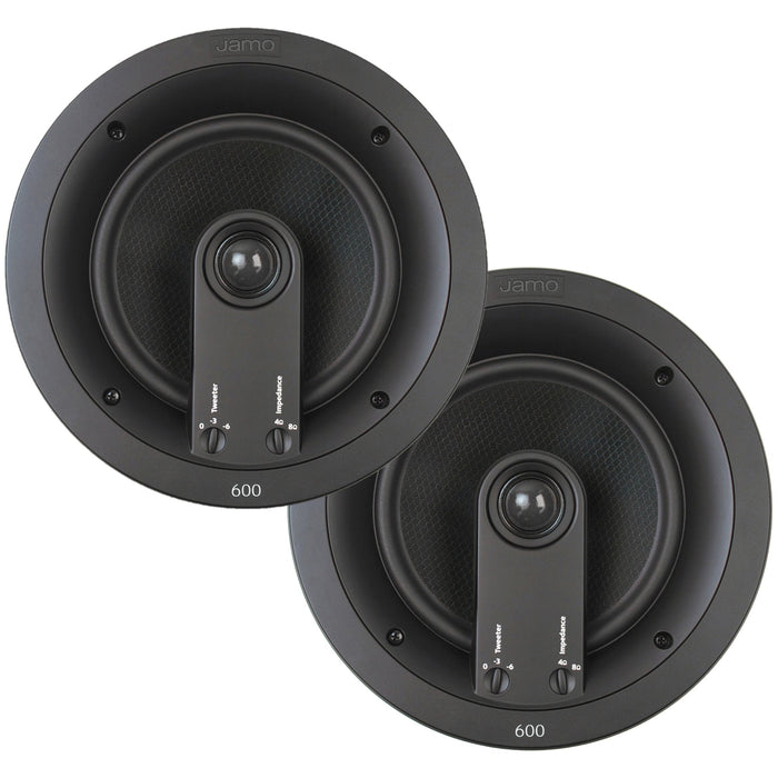 Jamo IC 608 FG II 160 Watts 2-Way 4 - 8 Ohm Switchable In-Ceiling Speakers (Pair)