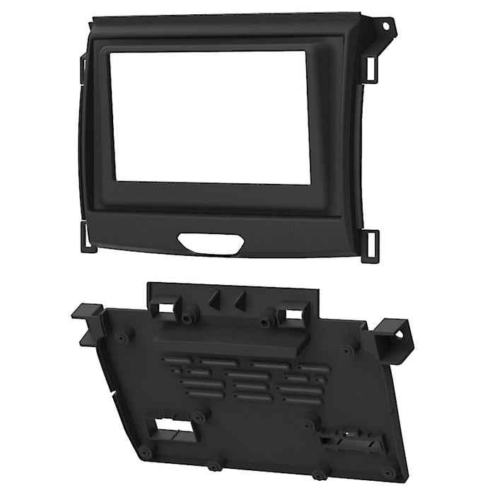 Metra 99-5857B 1 or 2- DIN Car Stereo Dash Kit Fits Select 2019-up Ford Ranger Vehicles with 4.2" Screen