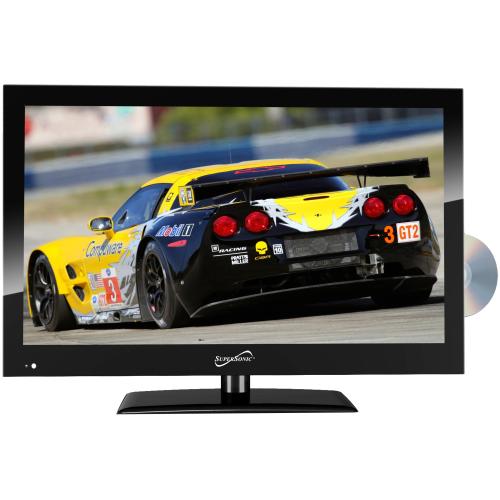 Supersonic SC-1912 Widescreen LED 19" HDTV Television with DVD Player