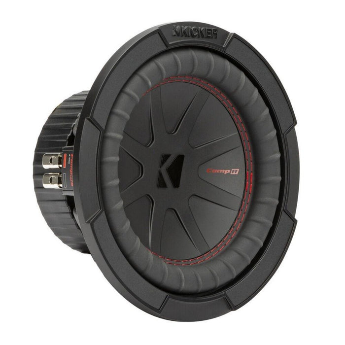 Kicker 48CWR84 CompR Series 8" Subwoofer w/ 300W RMS Dual 4-ohm Voice Coils (Each)