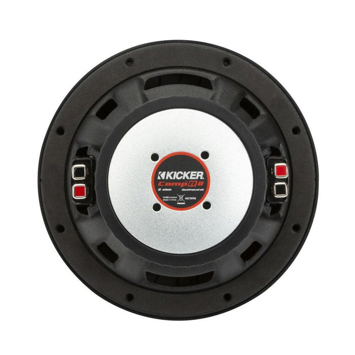 Kicker 48CWR84 CompR Series 8" Subwoofer w/ 300W RMS Dual 4-ohm Voice Coils (Each)