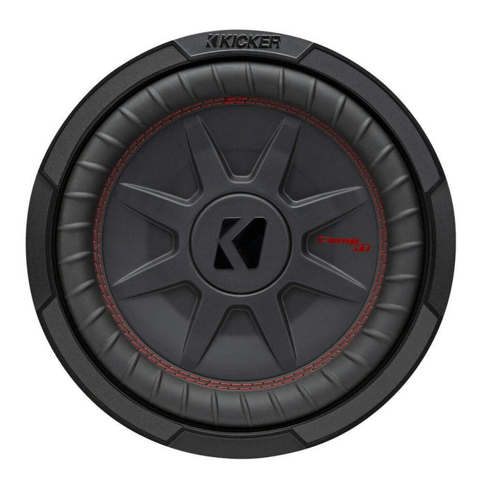 Kicker 48CWRT104 CompRT Series Shallow-mount 10" Subwoofer w/ Dual 4-ohm Voice Coils (Each)