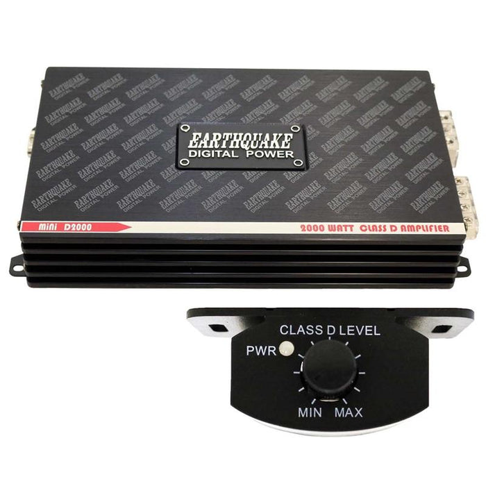 Earthquake Mini D2000 2nd Gen Monoblock Class D 2000W Car Amplifier