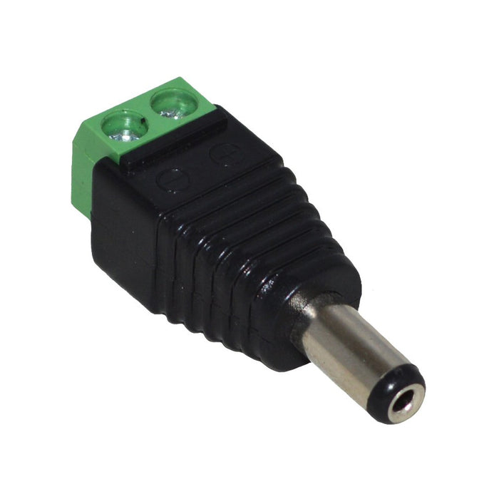 530110 CCTV BNC Connector with Female to Male DC Screw Terminal