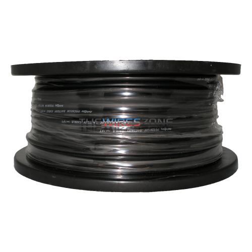 The Install Bay IBGN08-250 Black 8 Gauge 250 Feet Ground Cable Spool