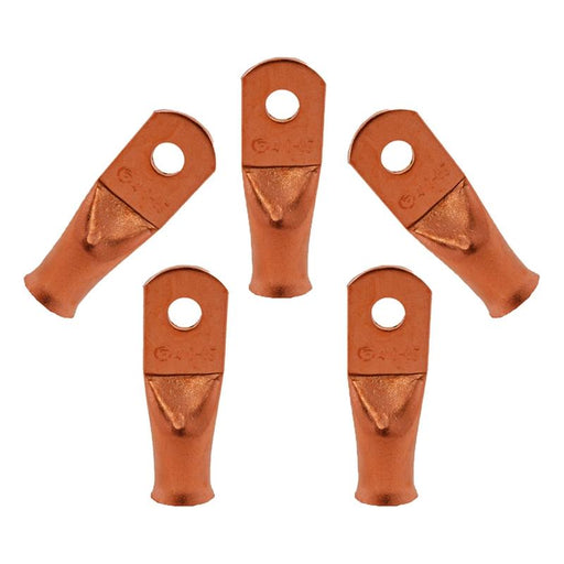The Install Bay CUR1014 1/0 Gauge 1/4" Copper Ring Terminal (5/pack)