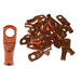 The Install Bay CUR414 4 Gauge Copper 1/4" Ring Terminal (25/pack)