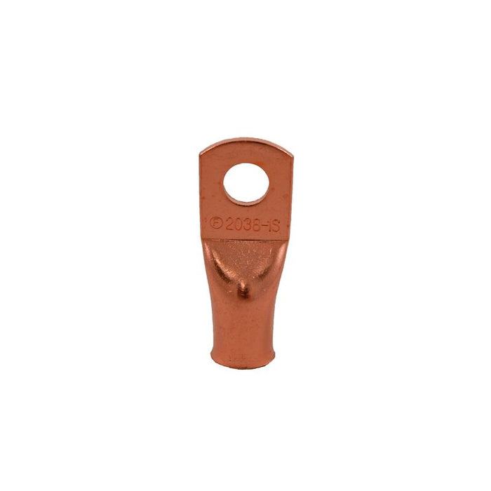 The Install Bay CUR1038 Copper 1/0 Gauge 3/8" Ring Terminal (5/pack)