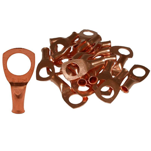 The Install Bay CUR812 8 Gauge 1/2" Copper Ring Terminal (25/pack)