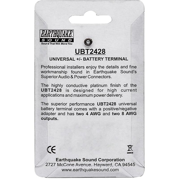 Earthquake UBT2428 4/8 Gauge Positive or Negative Battery Terminal
