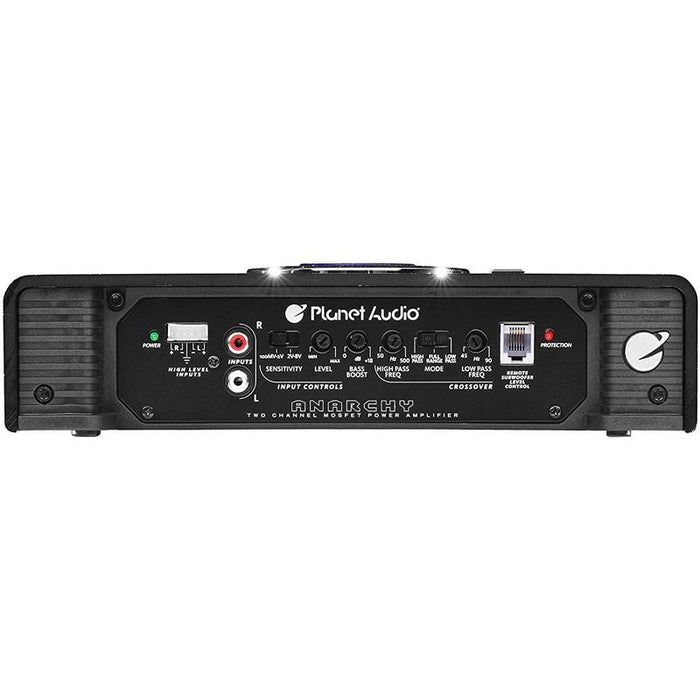 Planet Audio AC1000.2 2-Channel 1000 Watt MOSFET Power Car Amplifier