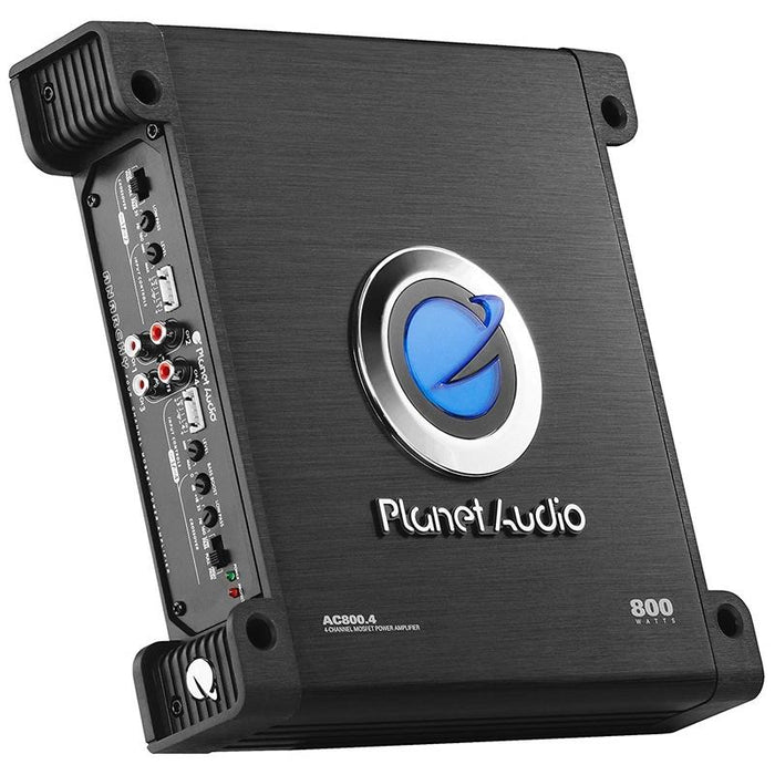 Planet Audio AC800.4 Anarchy 4-Channel Car Amplifier – 800 Watts Max Power, Class AB