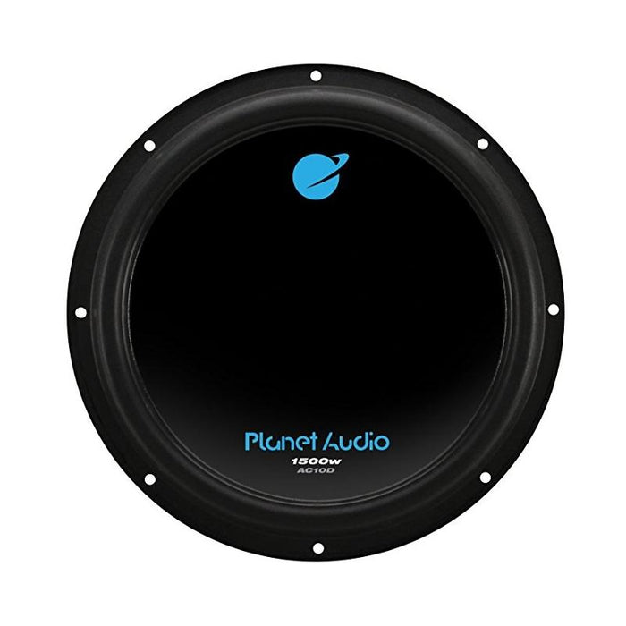 Planet Audio AC10D Dual 4 Ohm Voice Coil 10" 1500 Watt Car Subwoofer