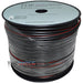 TWZ SWB10-250 True 10 Gauge 250' Black Speaker Wire for Home/Car Audio