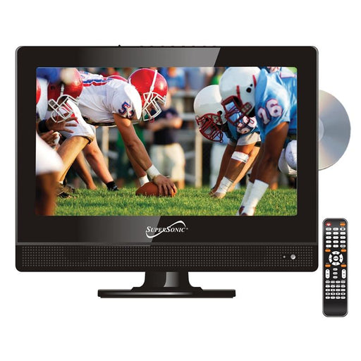 Supersonic SC-1312 13.3" LED Widescreen HDTV Television w/ DVD Player