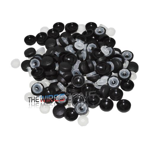 The Install Bay CSC High Quality Black Camouflage Screw Top (100/pack)