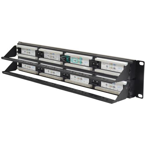 CAT6 Wire UTP 48 Port Network LAN Patch Panel with Cable Management
