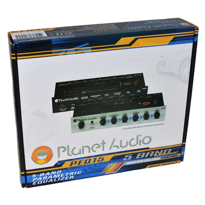 Planet Audio PEQ15 5-Band Parametric Equalizer with Subwoofer Output