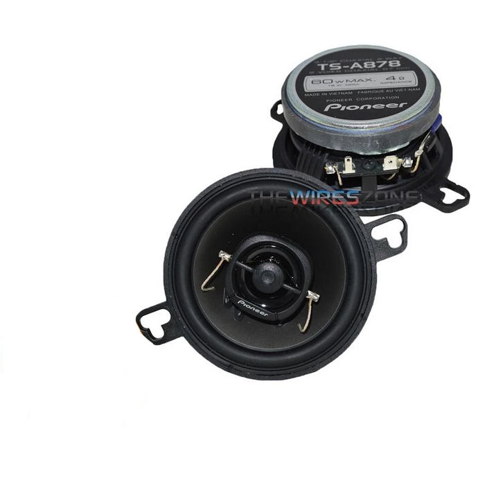 Pioneer TS-A878 3-1/2" Custom Fit 2-Way 120 Watts Car Speaker (pair)
