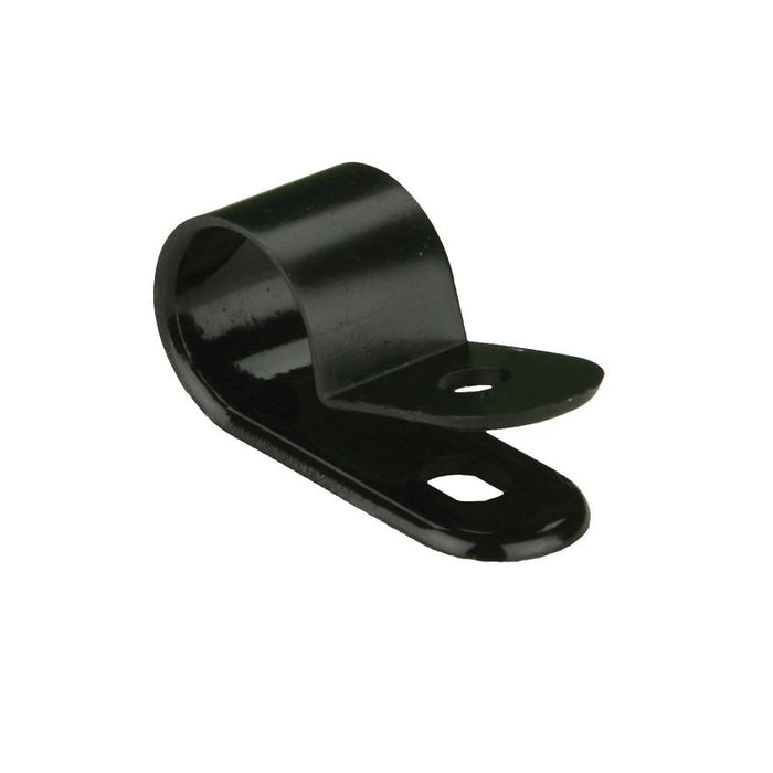 The Install Bay BCC12 Black 1/2" Cable Clamps (100/pack)
