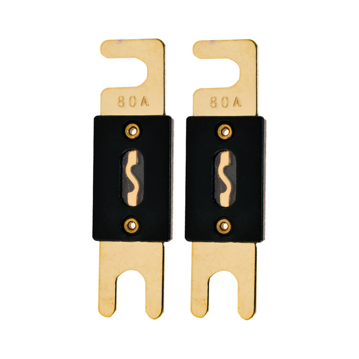 High Quality Gold Plated 80-500 Amp ANL Fuse (2/pack)