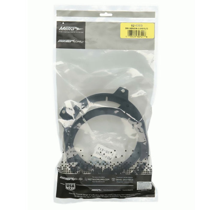 Metra 82-9303 5.25-Inch Speaker Adapter for select 1999-2010 BMW 3-Series Vehicles