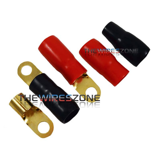 Raptor R038RT Mid Series Gold 1/0 Gauge 3/8" Ring Terminal (20/pack)