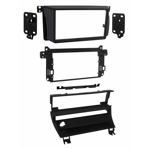 Metra 95-9311B Matte Black Double DIN Dash Kit for Select 1999-06 BMW