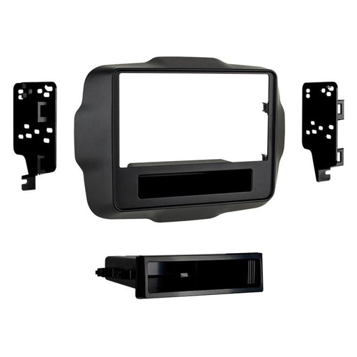 Metra 99-6532B Black Single DIN Dash Kit for 2015-up Jeep Renegade