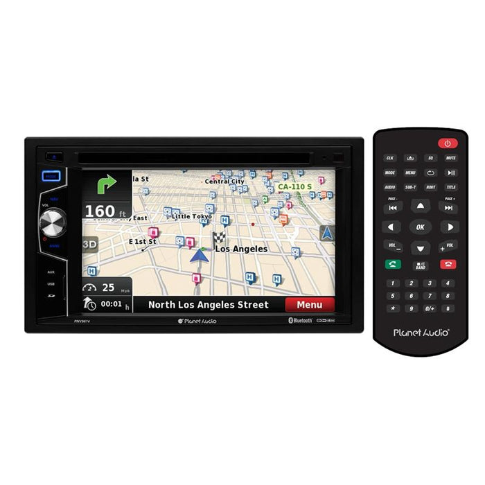Planet Audio PNV9674 DVD/MP3/CD Bluetooth Navigation Car Receiver