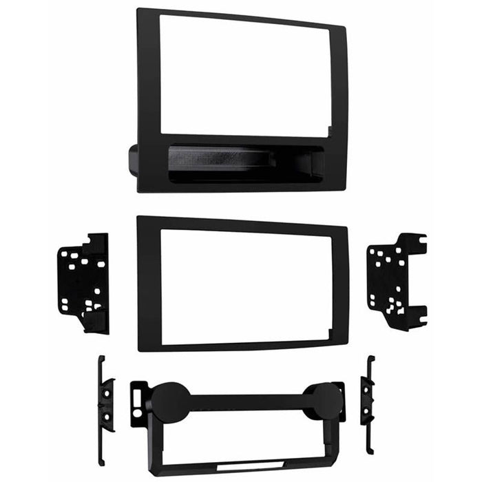 Metra 95-6534B Black Double DIN Dash Kit for Select 2007-08 Dodge/Jeep