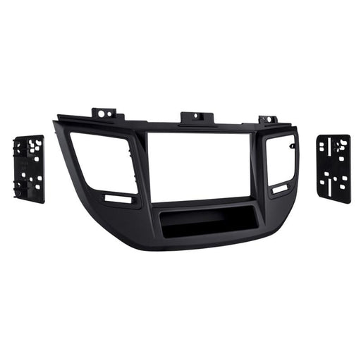Metra 95-7369B Black Double DIN Dash Kit for 2016-up Hyundai Tucson