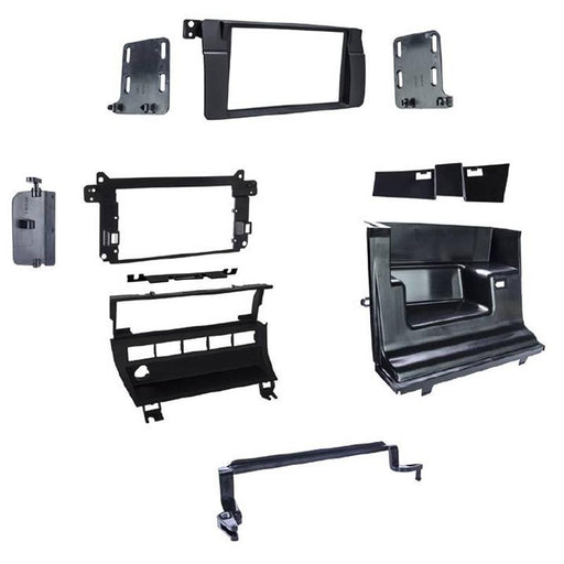 Metra 95-9312B Matte Black Double DIN Dash Kit for Select 1999-06 BMW